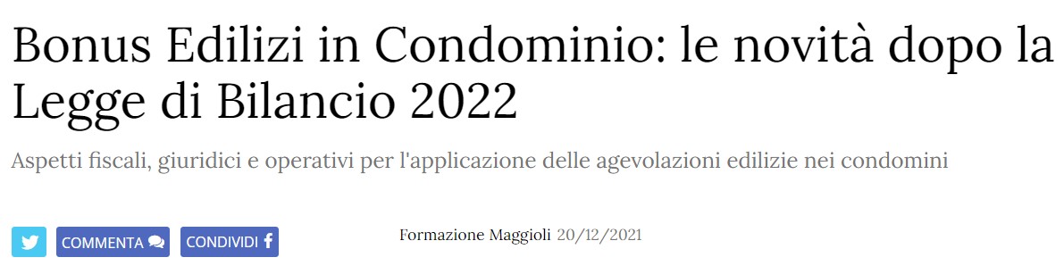 Bonus edilizio